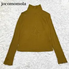 美品　jocomomola 長袖ハイネックニット 40 マスタードのサムネイル