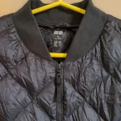 ユニクロ　ウルトラライトダウンジャケット　ダイヤ柄　XL 黒色