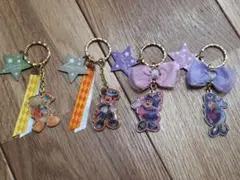 東京ディズニーランド キーホルダー キーチェーン セット ハロウィン 2016年