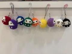 受験合格祈願！カラフル推しあみぐるみストラップセット