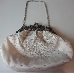 MICHEL KLEIN パーティーバッグ オフホワイト