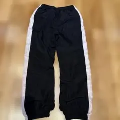 フリース裏地付きラインロングパンツ