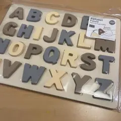 新品　アルファベットパズル　ABCパズル　木製パズル