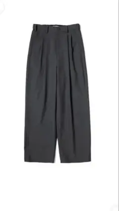 Cornier WOOL SILK NEP BELTED PANTS - メルカリ