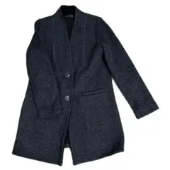 PROFILE ダークグレー ロングコート M