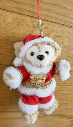 ダッフィー ストラップ　クリスマス