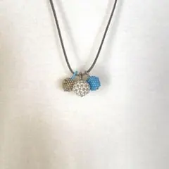 sakurako 様専用ハンドメイド ビーズネックレスペンダントトップ3点セット