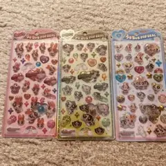 パワーパフガールズ うるちゅるポップシール 3枚セット カミオジャパン