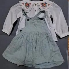 Next ワンピース 刺繍 ブラウス 95cm以下 イギリス 入園式 春