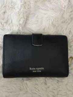 kate spade ブラック 二つ折り ミディアム財布 仕切りありのサムネイル