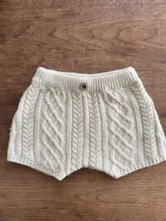 tete a tete ベビーブルマ　ケーブル編み