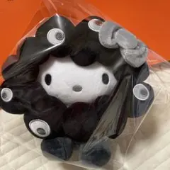 新品 ミャクミャクなりきりぬいぐるみ ブラック ハローキティ M