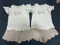 any FAM Tシャツとショートパンツ　双子コーデのサムネイル
