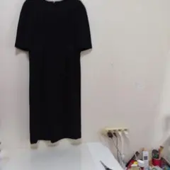 ブラックワンピーススーツとジャケットセット