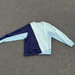 Champion パッチワーク トレーナー Mサイズ