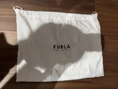 FURLA コットン収納袋 ホワイト 約30cm x 40cm