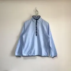 NIKE windbreaker jacet half-zip blue M