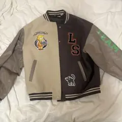 スタジャン リサ・シンプソン刺繍付き　スカジャン