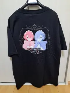 【新品】re:ゼロから始まる異世界生活 レム&ラム姉妹プリントTシャツ Mサイズ