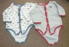 マザウェイズ ロンパース　男の子　2枚セット
