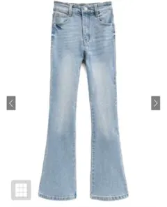 GRL ハイウエストフレアデニムパンツ [cu498]