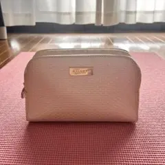 BVLGARI PARFUMS ブルガリ ポーチ ノベルティ ベージュ 鱗模様