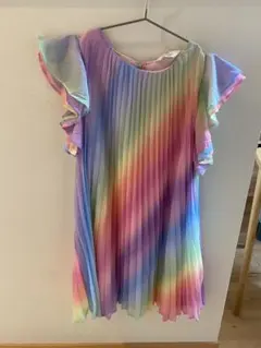 H&M グラデーション プリーツワンピース 140