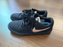 NIKEスニーカー 23.5cm ブラック×ピンク