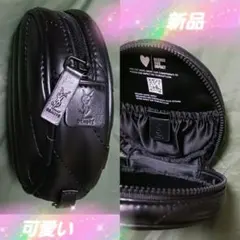 YSL イヴ・サンローラン ポーチ ブラック ノベルティ ロゴ入り コンパクト