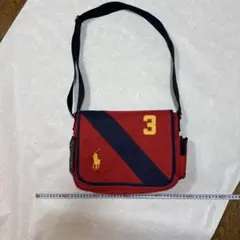 Polo Ralph Lauren ショルダーバッグ レッド/ネイビー#️⃣