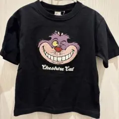 新品　チシャ猫　ブラック Tシャツ 110サイズ　アリス　ディズニー