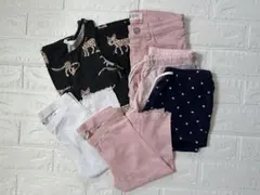 H&M 110cmキッズ服 ショートパンツ レギンス まとめ売り6点のサムネイル