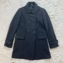 無印良品MUJI◇ フレンチウール混ドビーダブルブレストコート.のサムネイル