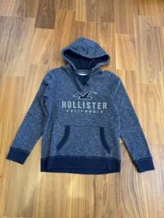 Hollister ネイビー パーカー Sサイズ