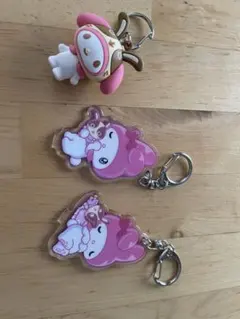 マイメロディ キーホルダー3個セット