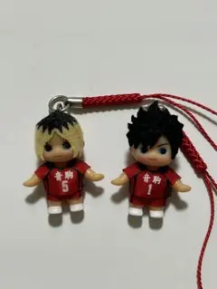 ハイキュー‼︎ ハイキューピー‼︎ストラップ　黒尾鉄朗・孤爪研磨2個セット