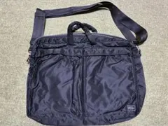 ロゴ綺麗)PORTER タンカー　ブラック ショルダーバッグ2WAY