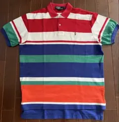 Polo by Ralph Lauren ストライプ ポロシャツ M