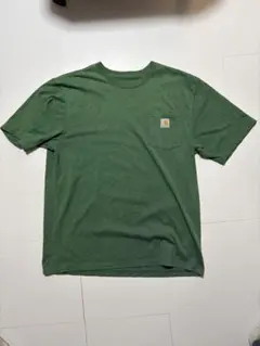 Carhartt Tシャツ グリーン ワンポイントロゴのサムネイル