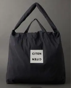 CITEN 黒 ナイロンショルダーバッグ