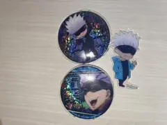 五条悟 ナムコ限定缶バッチ＆アクリルキーホルダー