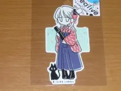 限定 デフォ卒業式 袴ガール ステッカー シウチトモミ B-SIDE LABEL