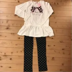 マザウェイズ 女子 トレーナー スパッツ セット 150のサムネイル