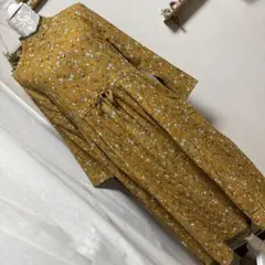 新品タグ付　FREE STYLISTS コットン　ワンピース　はながら