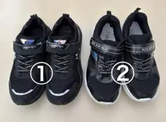 ムーンスター22.5㎝　瞬足23㎝ 2E スニーカー　子供女の子