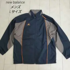 new balance メンズ Lサイズ ナイロンジャケットネイビー