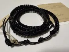 CHAN LUU 5連ラップブレスレット ブラックのサムネイル