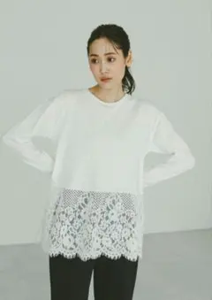 レディース グローバルワーク トップス ヘビロッTEE 長袖カットソー 春服