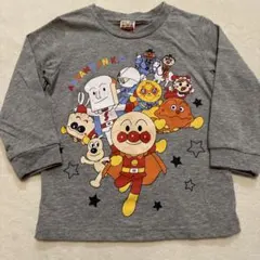 アンパンマンキッズコレクション　100 長袖　tシャツ グレーのサムネイル