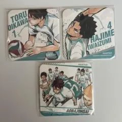 ハイキュー 原作アートコースター 及川徹 岩泉一 青葉城西 ジャンプショップ